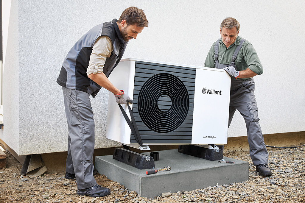 Installationsunterstützung für Wärmepumpen